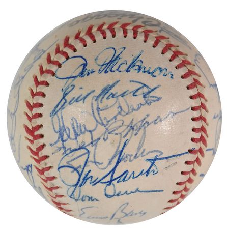 Lot #1427 1972 Chicago Cubs Baseball - Image 2