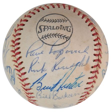 Lot #1427 1972 Chicago Cubs Baseball - Image 3