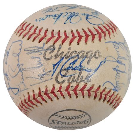 Lot #1427 1972 Chicago Cubs Baseball - Image 6
