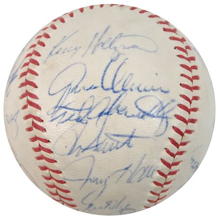Lot #1428 1969 Chicago Cubs Baseball - Image 1