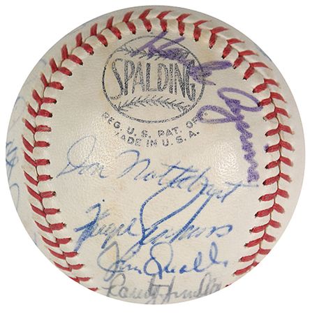 Lot #1428 1969 Chicago Cubs Baseball - Image 2