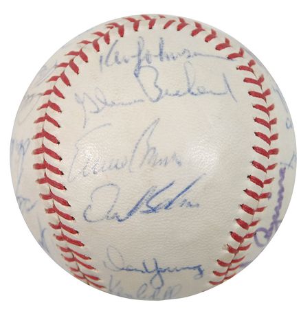 Lot #1428 1969 Chicago Cubs Baseball - Image 3