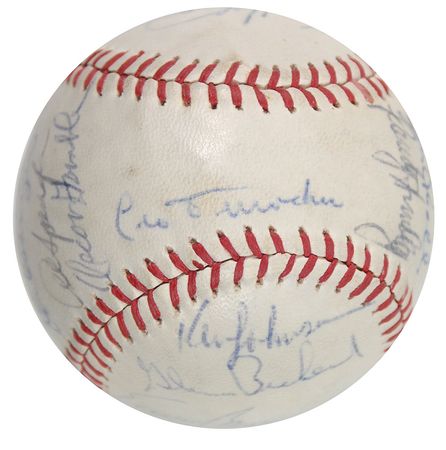 Lot #1428 1969 Chicago Cubs Baseball - Image 6