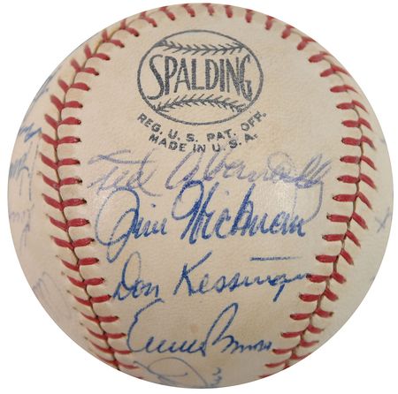 Lot #1429 1969 Chicago Cubs Baseball - Image 3