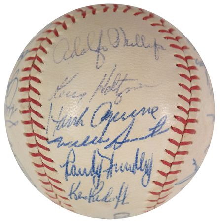 Lot #1429 1969 Chicago Cubs Baseball - Image 4