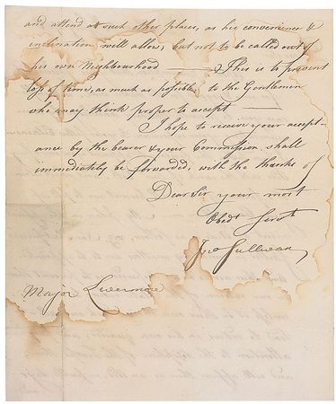 Lot #359 John Sullivan: The general-turned-politician selects an aide and gives him his instructions - Image 2
