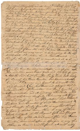 Lot #135 Declaration of Independence: Caesar Rodney: The Delaware Signer endorses a land grant including cattle and slaves - Image 3