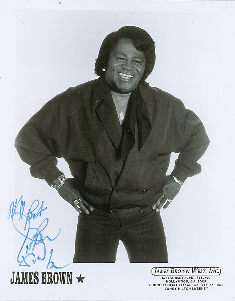 James Brown Signed Photograph | RR Auction