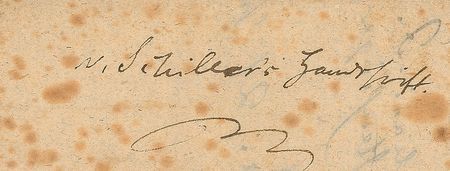Lot #785 Friedrich Schiller: In over 30 years, the first Schiller we have offered - Image 2