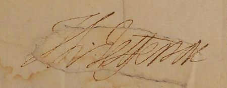 Lot #2 George Washington and Thomas Jefferson: Scarce combination of signatures of the first and third presidents - Image 3