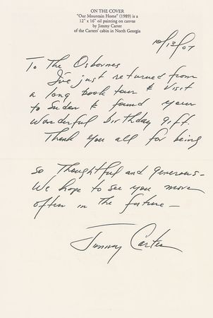 Lot #151 Jimmy Carter Letters - Image 2