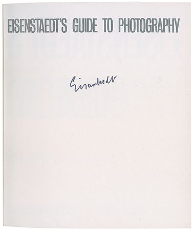 Lot #699 Alfred Eisenstaedt Book - Image 1