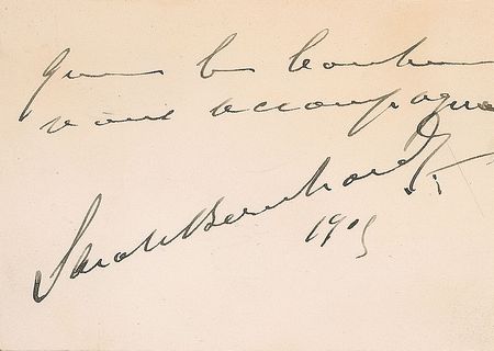 Lot #1791 Sarah Bernhardt - Image 1