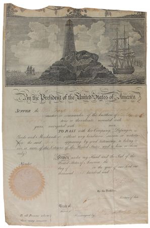 Lot #5 Thomas Jefferson and James Madison: