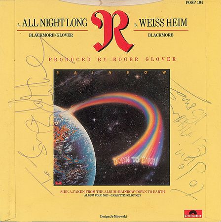Lot #1176 Rainbow 45 RPM Record Sleeve - Image 1