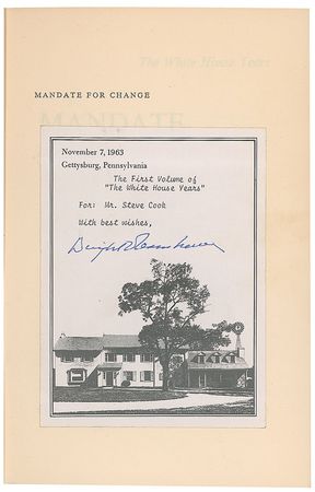 Lot #117 Dwight D. Eisenhower Book - Image 1