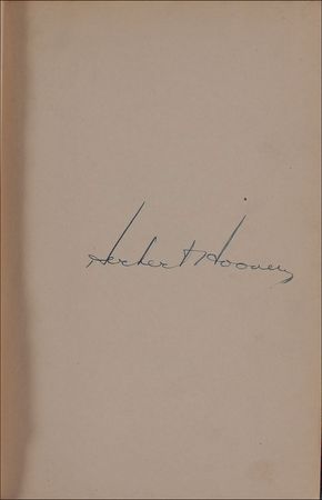 Lot #93 Herbert Hoover Book - Image 1