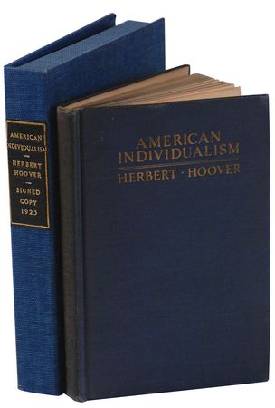 Lot #93 Herbert Hoover Book - Image 2