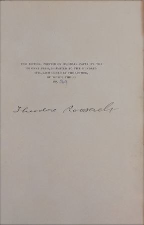 Lot #308 Theodore Roosevelt - Image 2