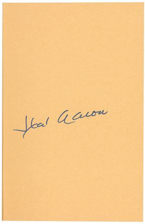 Lot #1551 Hank Aaron Book - Image 1