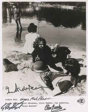 Lot #1117 Jethro Tull Signed Photographs - Image 1