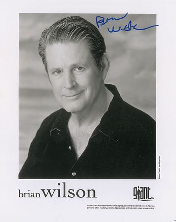 Lot #1009 Beach Boys: Brian Wilson Signed Photographs - Image 1