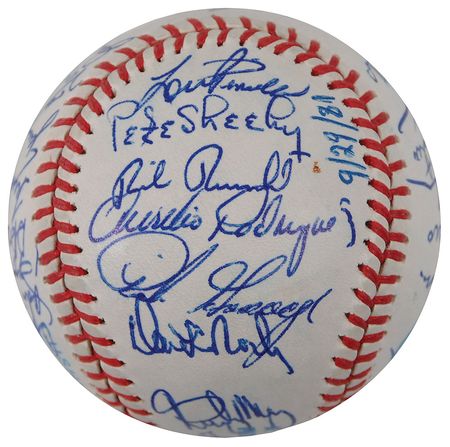 Lot #1648 NY Yankees Baseball - Image 1