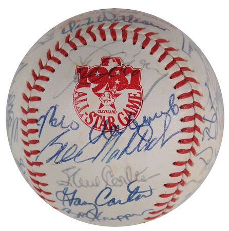 Lot #1566 Baseball: National League All-Stars Baseball - Image 2
