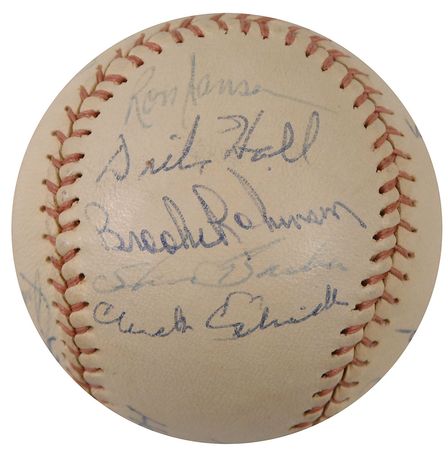 Lot #1562 Baltimore Orioles Baseball - Image 1