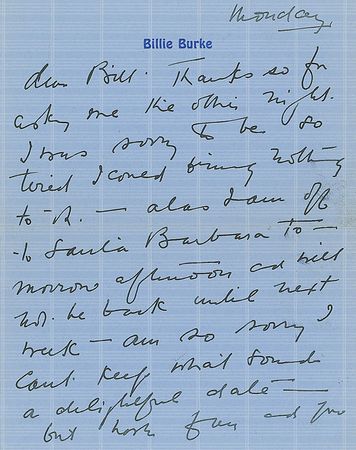 Lot #1353 Billie Burke - Image 1