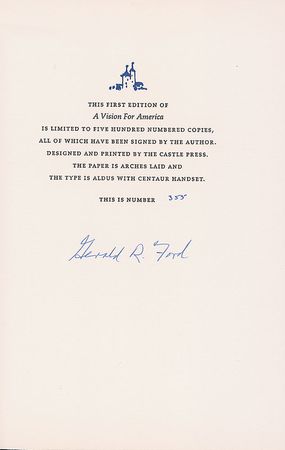 Lot #143 Gerald Ford Book - Image 1