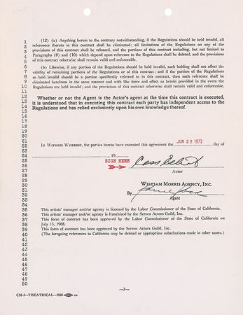 Lot #955 Cass Elliot Signed Document - Image 2