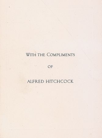 Lot #1258 Alfred Hitchcock: Colossal Hitchcock self-portrait - Image 2