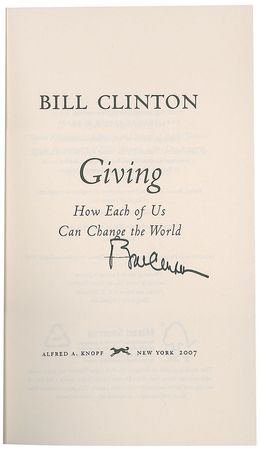Lot #1713 Bill Clinton - Image 1