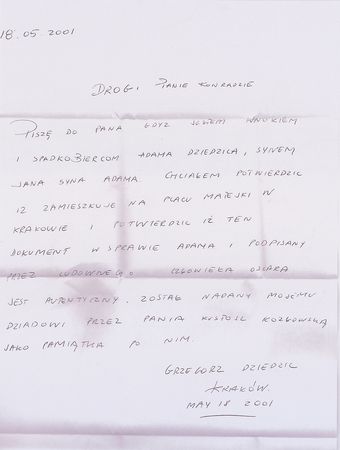Lot #304 Oskar Schindler Typed Letter Signed - Image 3