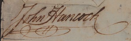 Lot #244 John Hancock: Boldly signed as governor of Massachusetts - Image 2