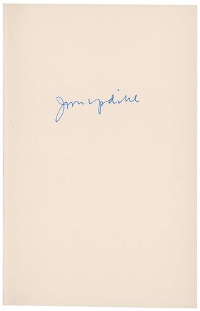 Lot #846 John Updike - Image 1