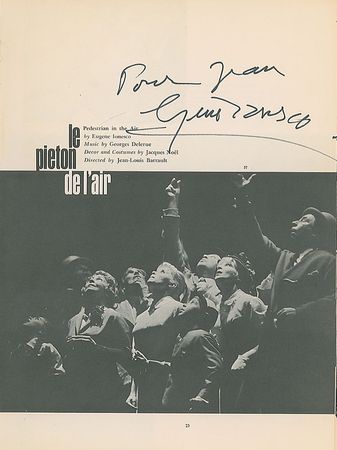 Lot #822 Eugene Ionesco - Image 2