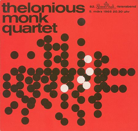 Lot #965 Thelonius Monk: Monk and his Quartet perform in Germany in 1965 - Image 1