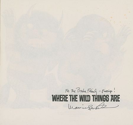 Lot #841 Maurice Sendak Book - Image 1