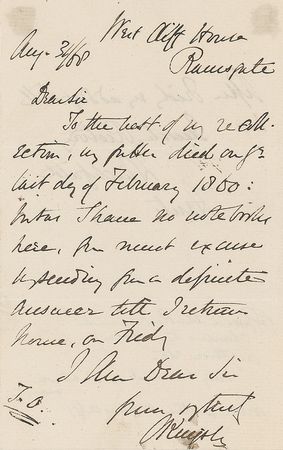 Lot #827 Charles Kingsley - Image 1