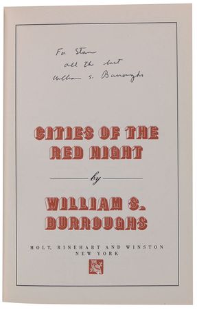 Lot #808 William S. Burroughs Book - Image 1