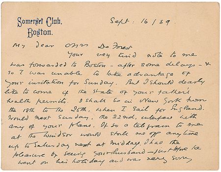 Lot #761 Rudyard Kipling Handwritten Letter Signed - Image 1
