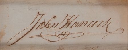 Lot #245 John Hancock: Beautifully presented signature of the Declaration?s first signer - Image 2