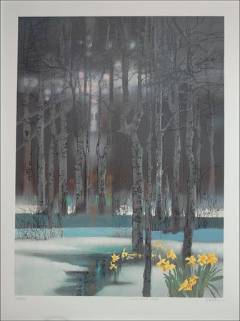 Lot #1543 Bob Peak: Gorgeous set of six lithographs honoring ?The Spirit of Sport? - Image 1