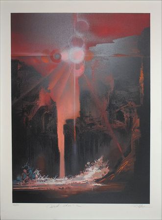 Lot #1543 Bob Peak: Gorgeous set of six lithographs honoring ?The Spirit of Sport? - Image 2