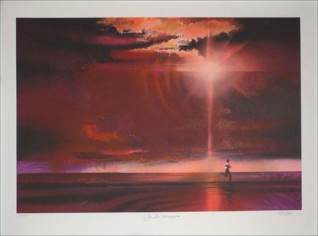 Lot #1543 Bob Peak: Gorgeous set of six lithographs honoring ?The Spirit of Sport? - Image 3