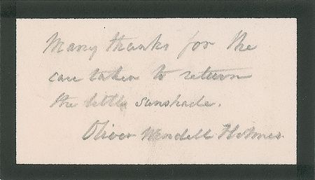 Lot #819 Oliver Wendell Holmes, Sr - Image 1