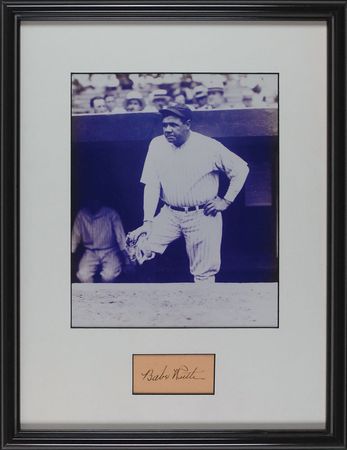 Lot #1546 Babe Ruth Signature - Image 1