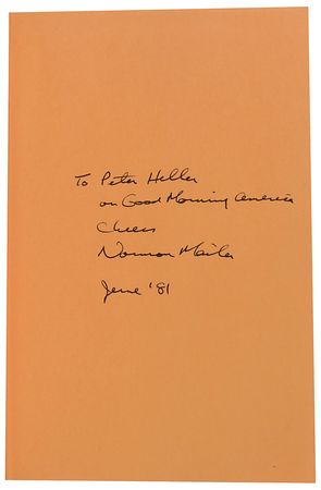 Lot #831 Norman Mailer - Image 1